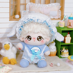 Sheep Doll Clothes Set - Jacket, Headband, Bib, Socks