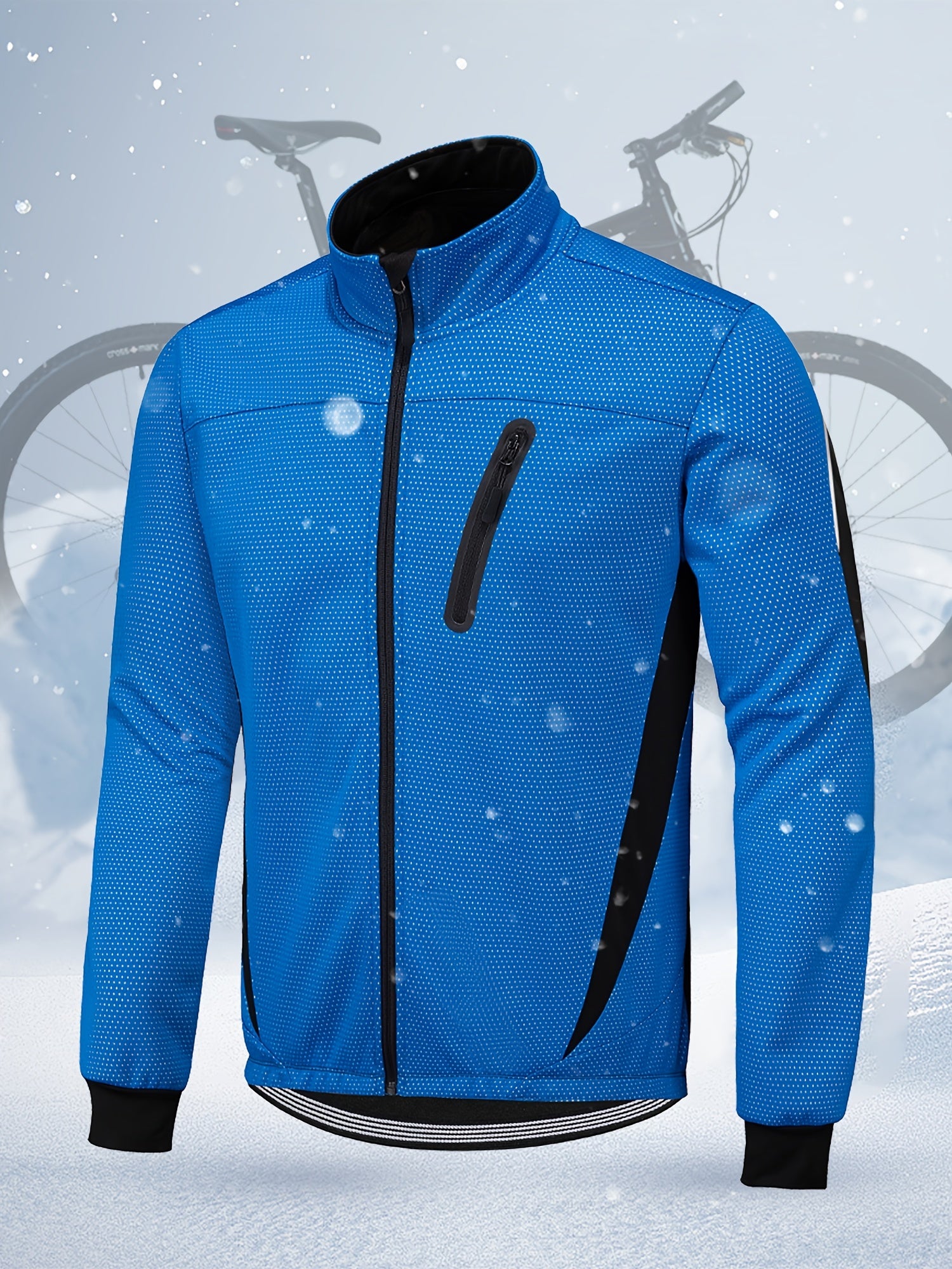 Men's Warm Waterproof Mountain Bike Riding Jacket Coat
