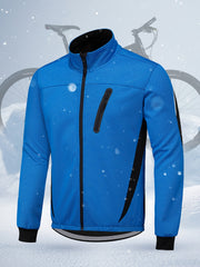 Men's Warm Waterproof Mountain Bike Riding Jacket Coat