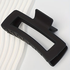 Large Shark Claw Rectangle Hair Claw Matte Hair Clip
