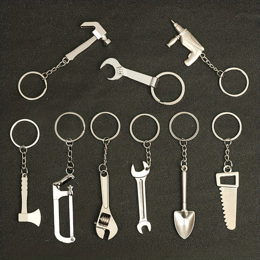Mini Tool Keychain Wrench Screwdriver Key Ring Pendant