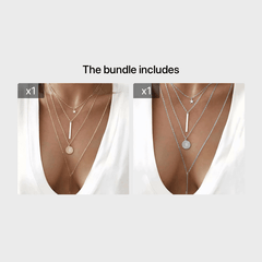 Women's Star Layer Necklace 18K Plated Jewelry