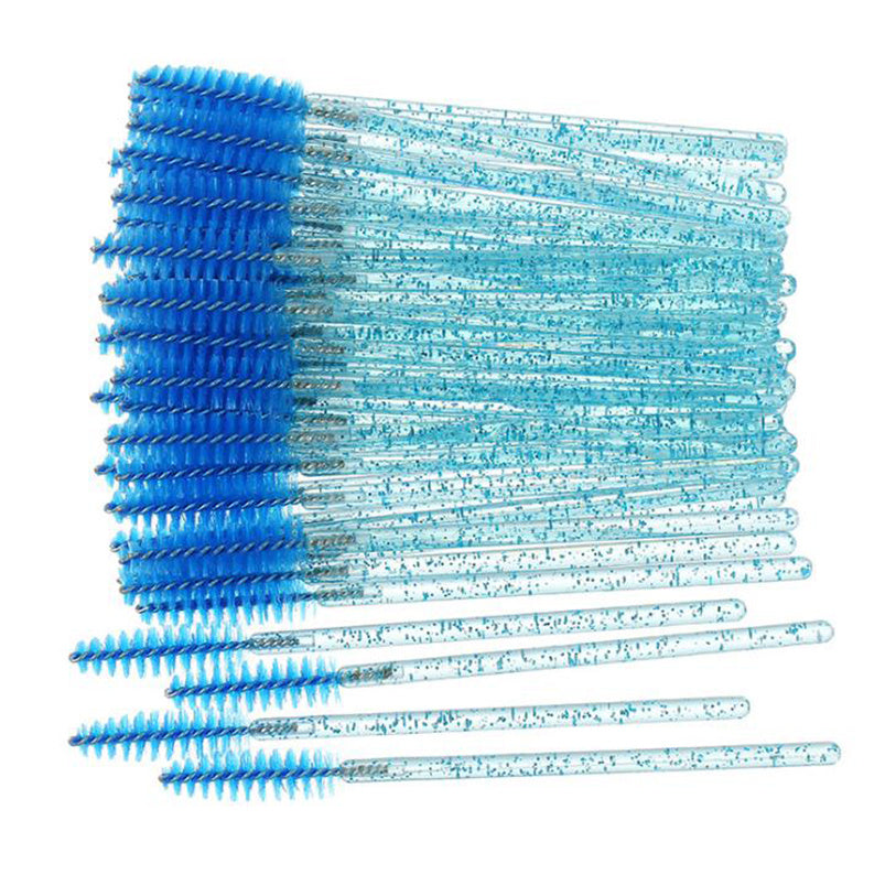 50 Crystal Mascara Brushes for Easy Makeup Application