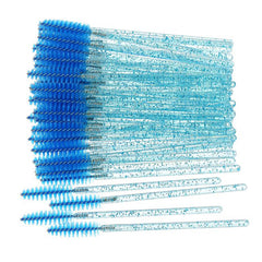 50 Crystal Mascara Brushes for Easy Makeup Application