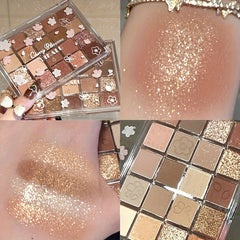 20 Milk Tea Earth Red Eyeshadow Palette