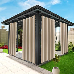 Waterproof Sunshade Curtain for Outdoor Patio or Bedroom