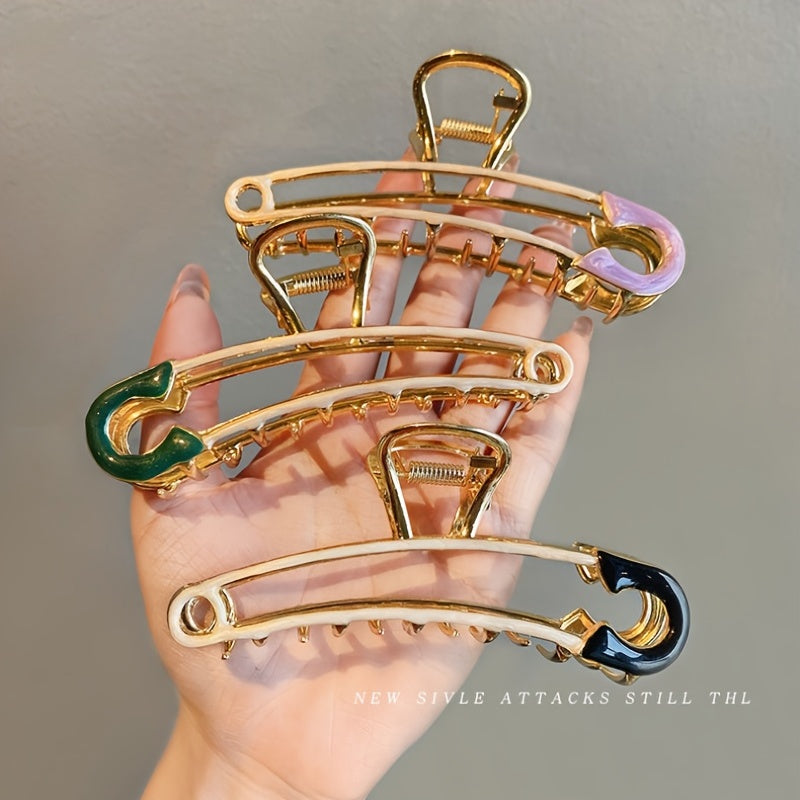 Oversized Metal Hair Jaw Clip Strong Hold Hair Claw Clip Hair Accessories