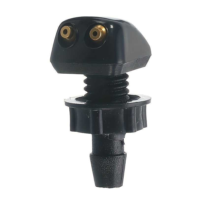 2pcs Car Water Spray Nozzle Front Glass Double Hole Sprayer