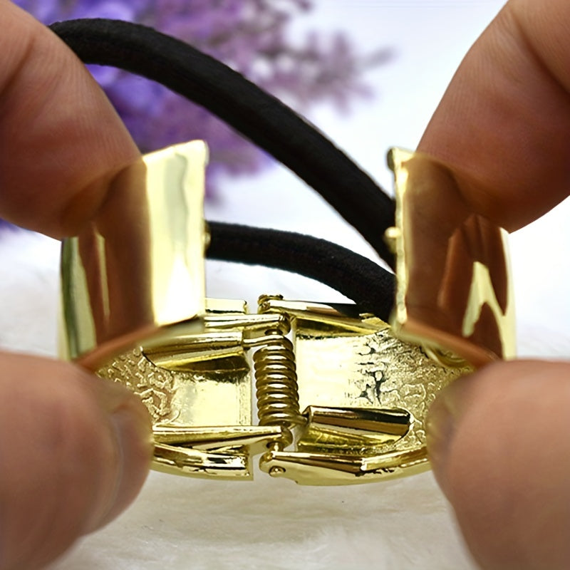 Metallic Hair Cuff Ponytail Holder Hair Accessories