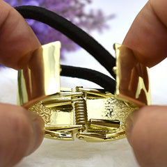 Metallic Hair Cuff Ponytail Holder Hair Accessories