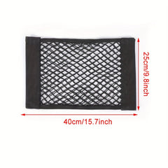 Double Layer Mesh Pocket Bag for Car Trunk Storage