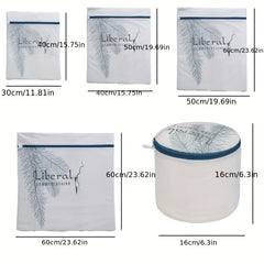 5pc Laundry Bag Set Lightweight Washing Bags Sweater Blouse Hosiery Bras