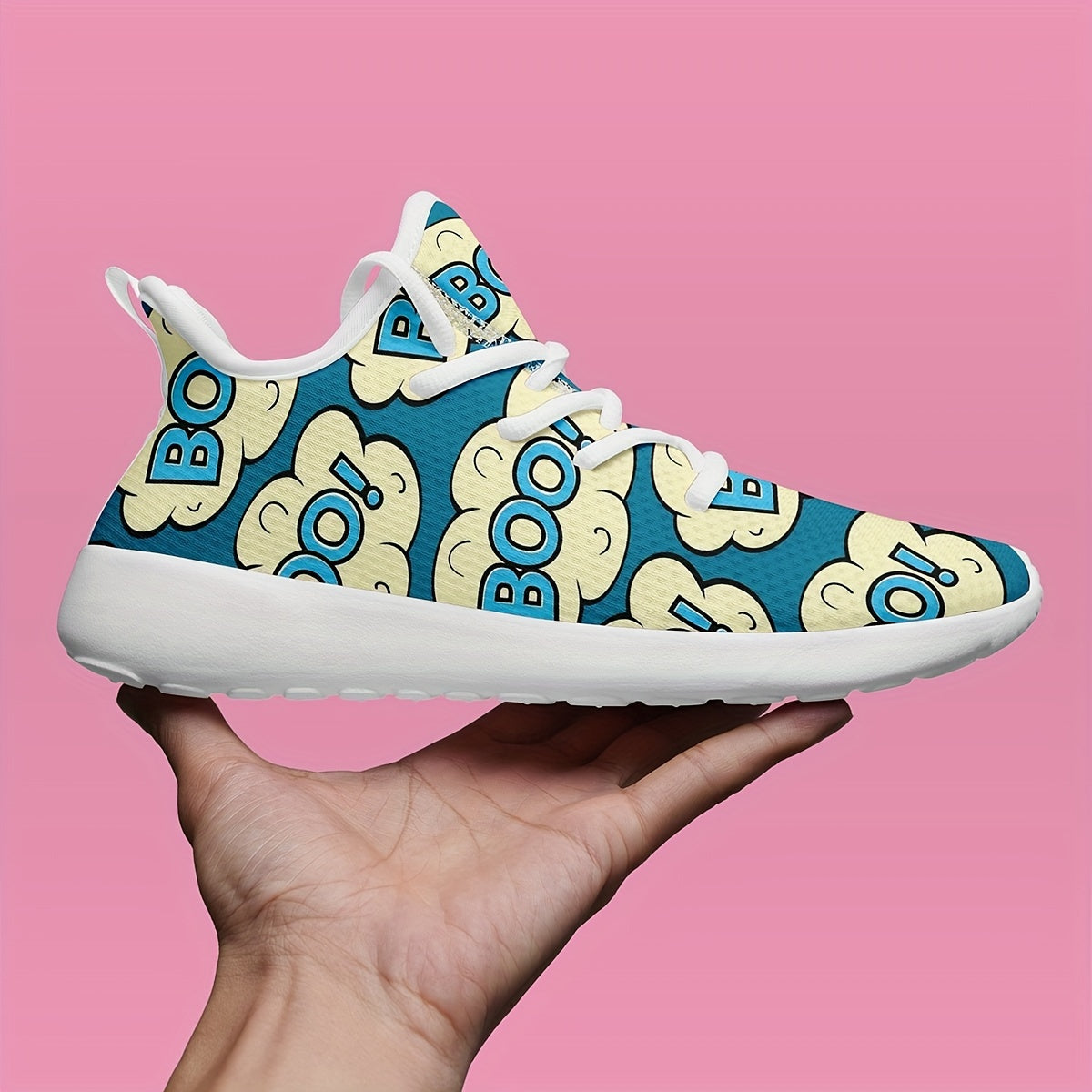 Women's Breathable Running Shoes Lace up Casual Walking Sneakers