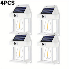 LED Solar Wall Light Motion Sensor Garden Light Dusk To Dawn Outdoor Lighting
