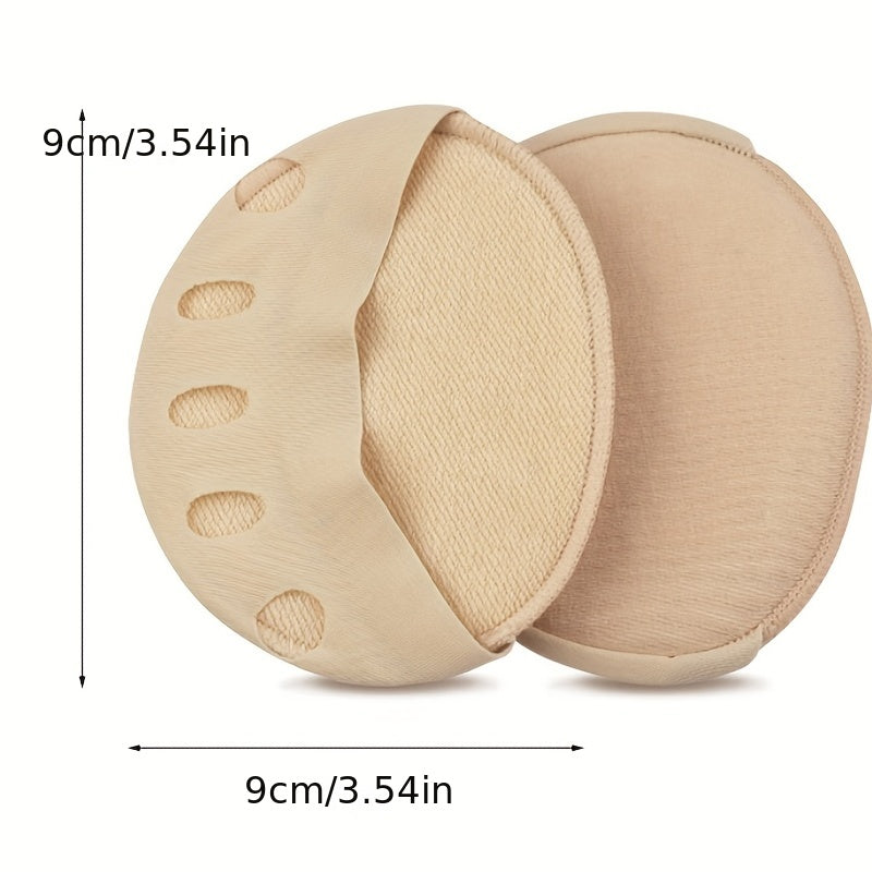 5 Toe Forefoot Pads Anti Pain Insoles Soft Breathable High Heel Half Size Pads