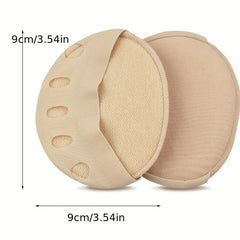 5 Toe Forefoot Pads Anti Pain Insoles Soft Breathable High Heel Half Size Pads