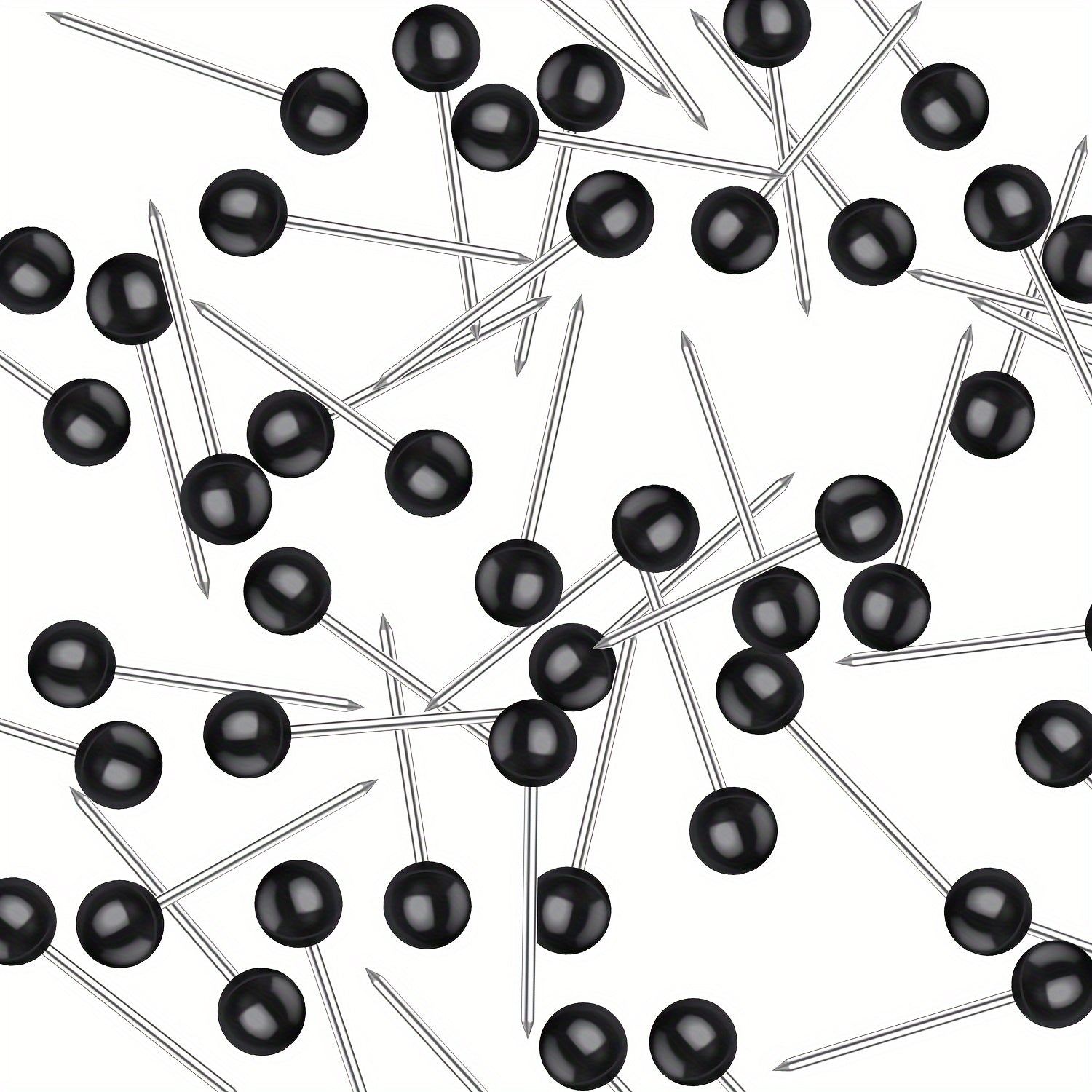 200pcs Small Round Ball Head Decorative Push Pins for Travel Map Art