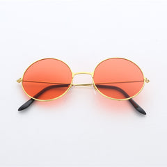 Vintage Round Ink Glasses Hip Hop Party Sunglasses Men Women