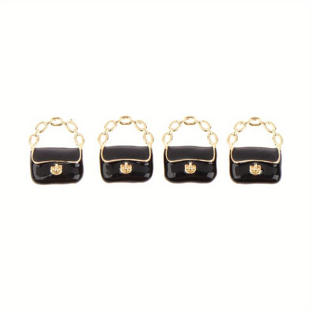 Mini Metal Handbag Ornament 3D Solid Small Purse Model