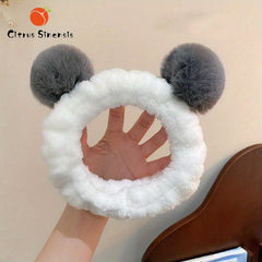 Cute Cartoon Ear Headband for Face Washing and Makeup
