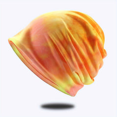 Men's Tie Dye Pullover Hat Graffiti Style