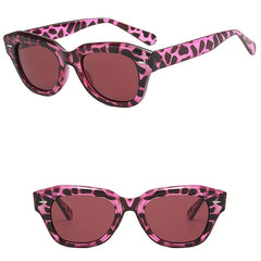 Square Tortoiseshell Frame Sunglasses Polarized UV400
