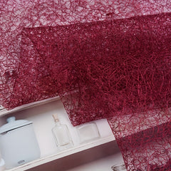 Polyester Embroidery Bottom Fabric Mesh Fabric for Decorative Use
