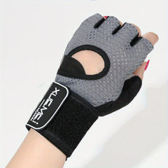 Adjustable Sport Training Gloves - Half Finger Anti Slip Gloves