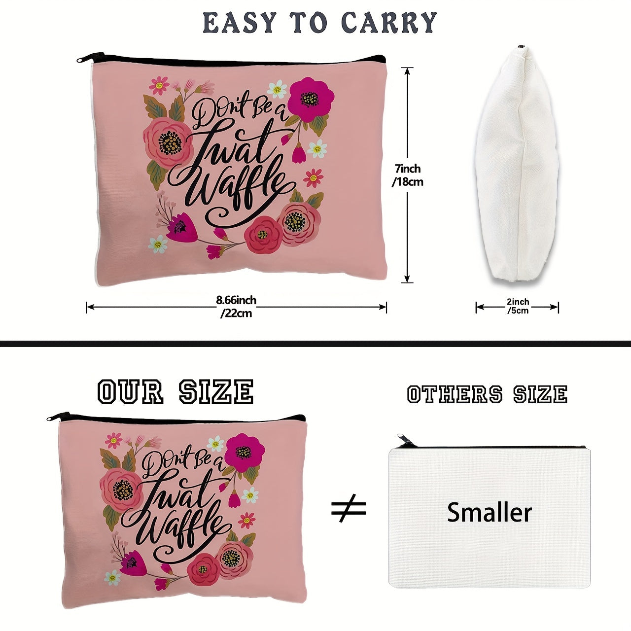 Versatile Cosmetic Bag Makeup Bags Travel Organizer Coin Purse
