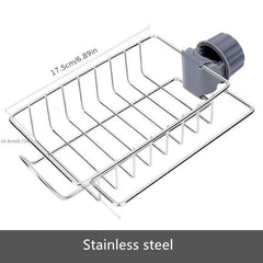Stainless Steel Sink Faucet Rack for RV Kitchen Storage