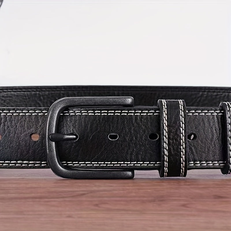 Men's Casual Wild Style Needle Buckle Belt for Students