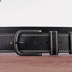Men's Casual Wild Style Needle Buckle Belt for Students