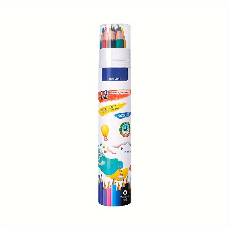 Erasable 48 Colored Pencil Set for Beginners