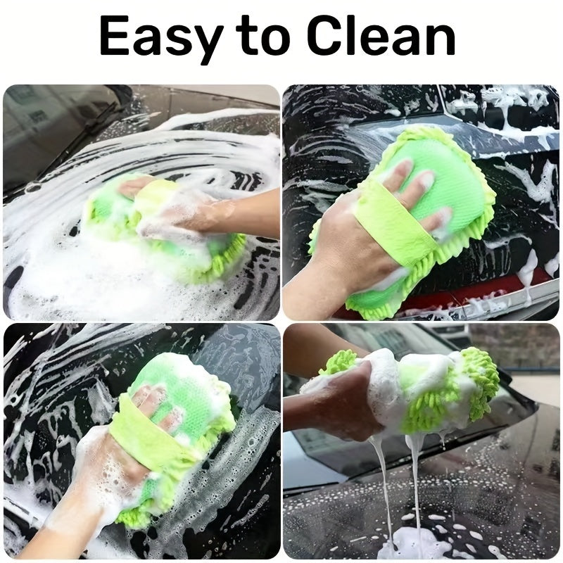 2pcs Large Honeycomb Coral Wipe Car Sponge