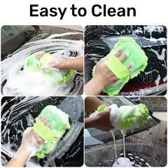 2pcs Large Honeycomb Coral Wipe Car Sponge