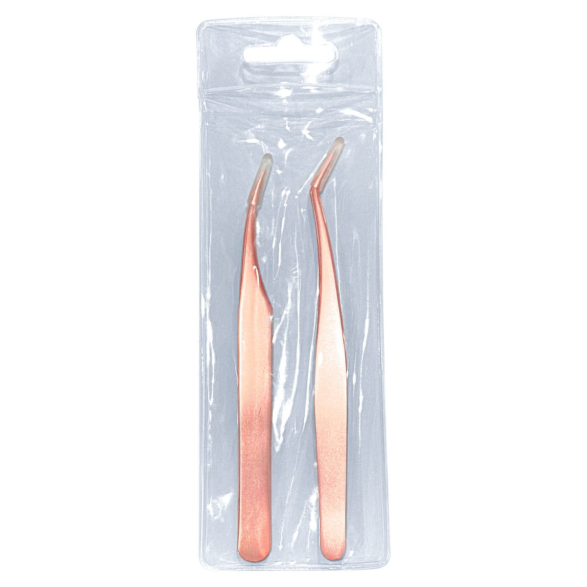 2 Pcs Eyelash Tweezers Thin Extensions Remover Tools