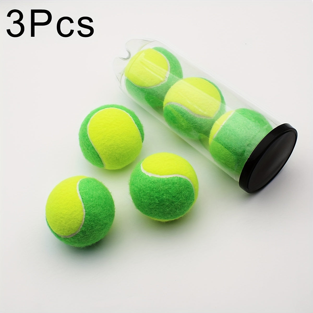 3pcs Tennis Ball Set for Beginners Training Sports Ball