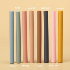 6pcs Reusable Baby Silicone Straws BPA-Free Straw Set for Babies and Toddlers