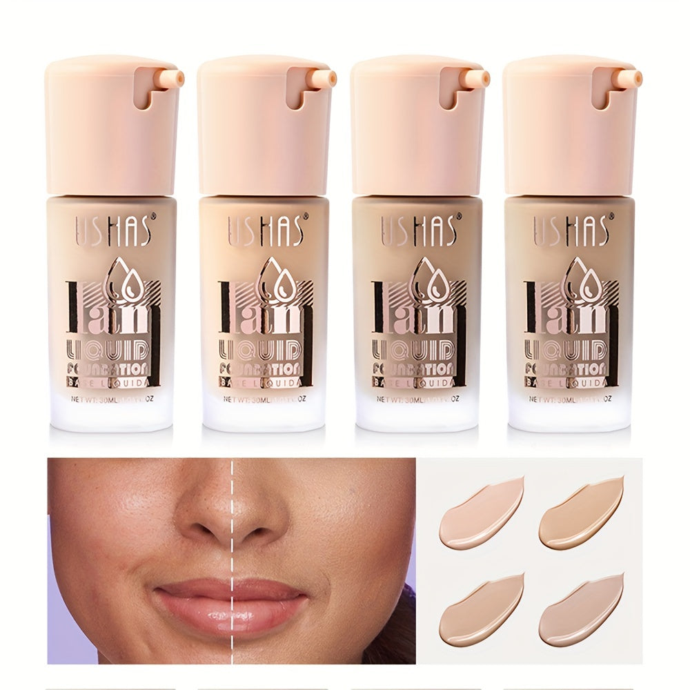 Waterproof Liquid Foundation Concealer Natural Contouring Makeup