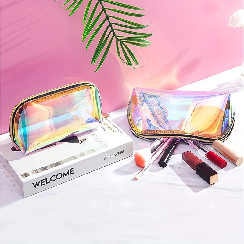 Clear Laser Travel Cosmetic Bag Waterproof Makeup Storage