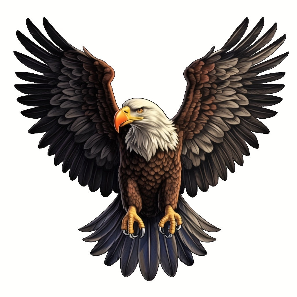 Flying Eagle Spread Wings 3D Sticker Decal