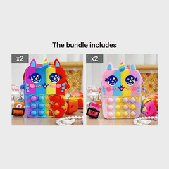 Girls Unicorn Coin Purse Crossbody Bag Gift Kids Accessories