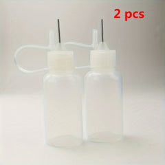 6pcs 20ml Soft Plastic Glue Applicator Bottles with Needle Tip