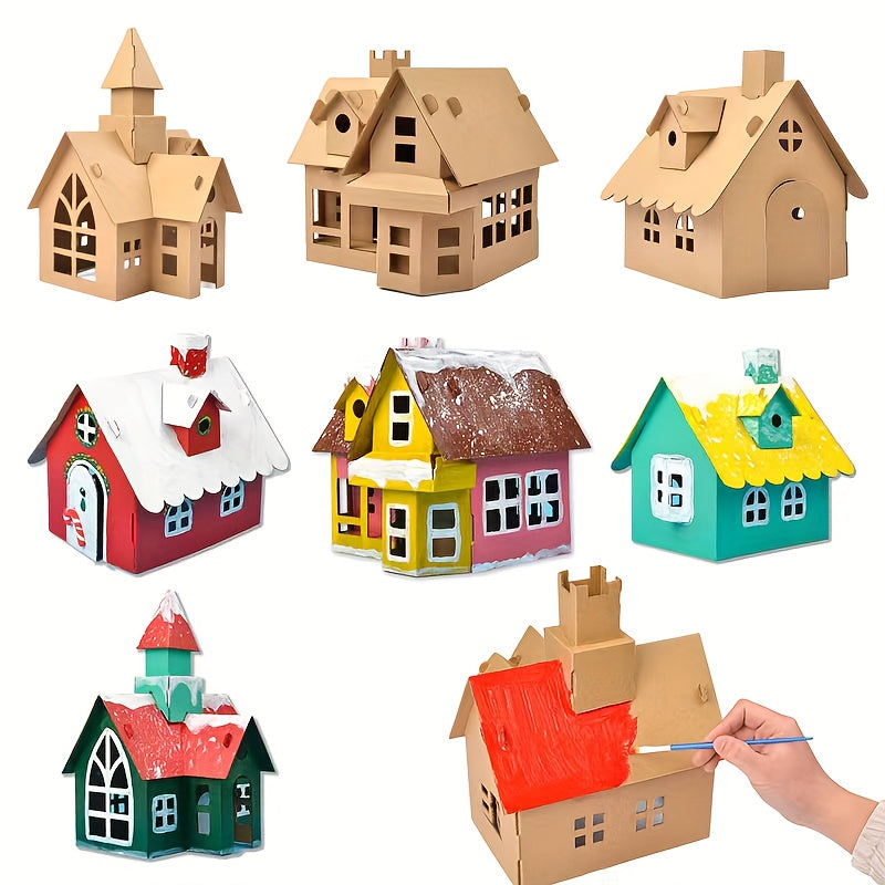 DIY Gift Cookie House Making Material Pack Christmas Tree Decoration