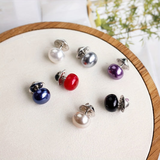 Non-slip Collar Buck Scarf Brooch Pin Clothing Accessory For Women
