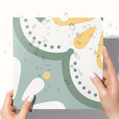 Moroccan Floor Tile Sticker 9pcs