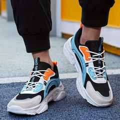 Men's Breathable Chunky Sneakers For Jogging Gym