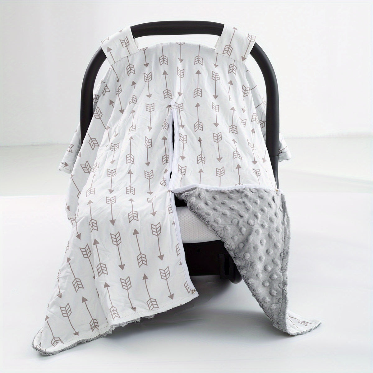 Arrow Print Car Seat Sunshade Cover for Baby Girl