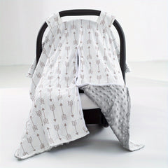 Arrow Print Car Seat Sunshade Cover for Baby Girl