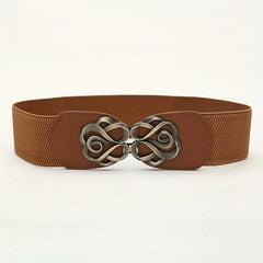 Men's Rose Pattern Buckle Belt for Outdoor Party Holiday Working